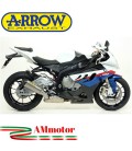 Arrow Bmw S 1000 RR 09 - 2011 Terminale Di Scarico Moto Marmitta Works Titanio Per Collettori Originali Omologato