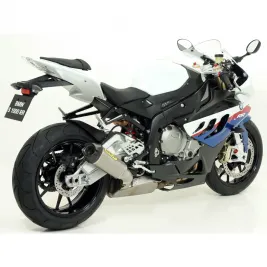 Arrow Bmw S 1000 RR 09 - 2011 Terminale Di Scarico Moto Marmitta Works Titanio Per Collettori Originali Omologato 2