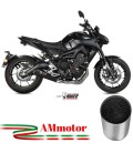 Scarico Completo Mivv Yamaha Mt-09 14 - 2020 Terminale Oval Carbon Cap Moto