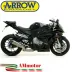 Arrow Bmw S 1000 RR 12 - 2014 Terminale Di Scarico Moto Marmitta Works Titanio Per Collettori Originali Omologato