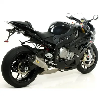 Arrow Bmw S 1000 RR 12 - 2014 Terminale Di Scarico Moto Marmitta Works Titanio Per Collettori Originali Omologato