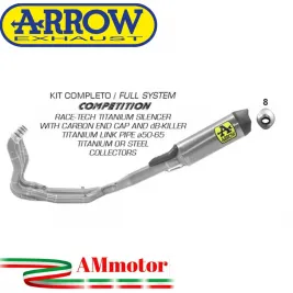 Arrow Bmw S 1000 RR 19 - 2024 Kit Completo Competion Con Terminale Race-Tech In Titanio 2