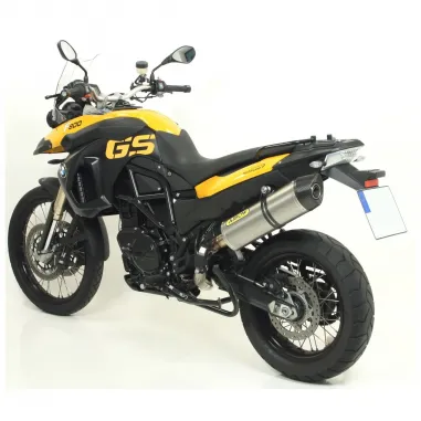 Arrow Bmw F 800 GS / Adventure 08 - 2016 Terminale Di Scarico Moto Marmitta Maxi Race-Tech Titanio Omologato