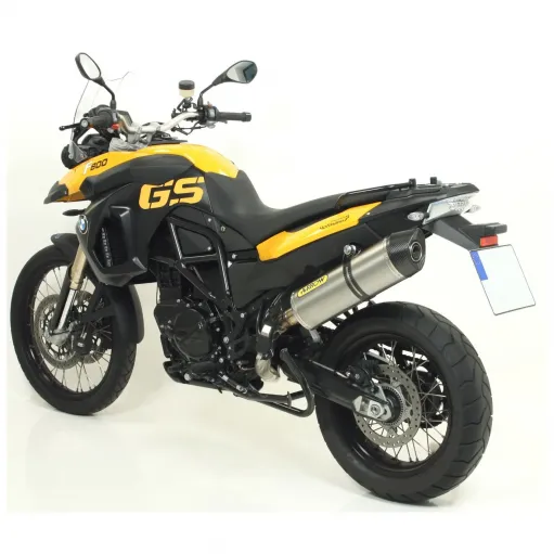 Arrow Bmw F 800 GS / Adventure 08 - 2016 Terminale Di Scarico Moto Marmitta Maxi Race-Tech Titanio Omologato