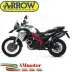 Arrow Bmw F 800 GS / Adventure 17 - 2018 Terminale Di Scarico Moto Marmitta Maxi Race-Tech Alluminio Dark Omologato