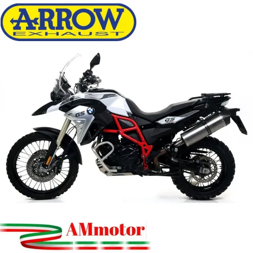 Arrow Bmw F 800 GS / Adventure 17 - 2018 Terminale Di Scarico Moto Marmitta Maxi Race-Tech Titanio Omologato
