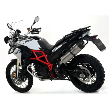 Arrow Bmw F 800 GS / Adventure 17 - 2018 Terminale Di Scarico Moto Marmitta Maxi Race-Tech Titanio Omologato
