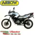 Arrow Bmw G 650 GS Sertao 12 - 2014 Terminale Di Scarico Moto Marmitta Race-Tech Alluminio Dark Omologato