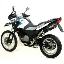 Arrow Bmw G 650 GS Sertao 12 - 2014 Terminale Di Scarico Moto Marmitta Race-Tech Alluminio Dark Omologato 2