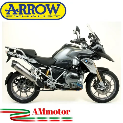 Arrow Bmw R 1200 GS / Adventure 13 - 2016 Terminale Di Scarico Moto Marmitta Maxi Race-Tech Titanio Omologato