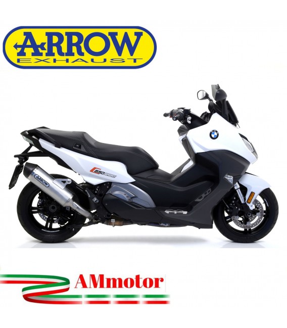 Arrow Bmw C 650 Sport 16 - 2020 Terminale Di Scarico Moto Marmitta Race-Tech Alluminio Omologato