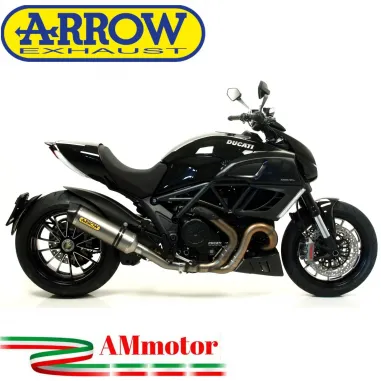 Arrow Ducati Diavel 11 - 2016 Terminale Di Scarico Moto Marmitta Race-Tech Titanio