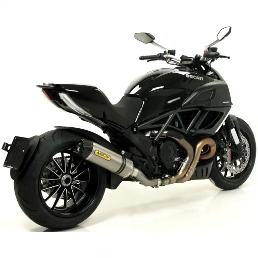 Arrow Ducati Diavel 11 - 2016 Terminale Di Scarico Moto Marmitta Race-Tech Titanio