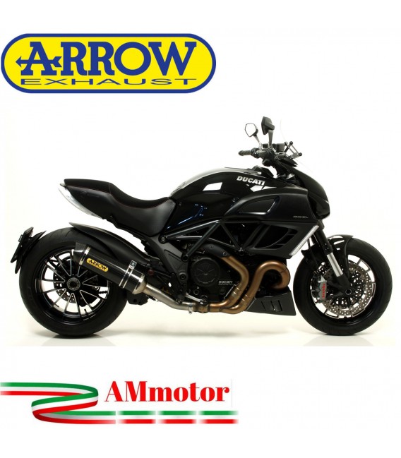 Arrow Ducati Diavel 11 - 2016 Terminale Di Scarico Moto Marmitta Race-Tech Carbonio