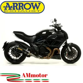 Arrow Ducati Diavel 11 - 2016 Terminale Di Scarico Moto Marmitta Race-Tech Carbonio