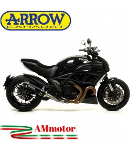 Arrow Ducati Diavel 11 - 2016 Terminale Di Scarico Moto Marmitta Race-Tech Alluminio Dark