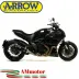 Arrow Ducati Diavel 11 - 2016 Terminale Di Scarico Moto Marmitta Race-Tech Alluminio Dark