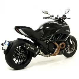 Arrow Ducati Diavel 11 - 2016 Terminale Di Scarico Moto Marmitta Race-Tech Alluminio Dark 2