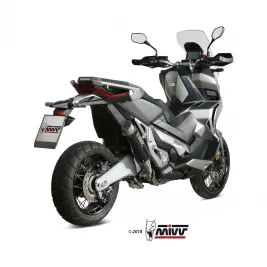 Mivv Honda X-Adv 750 Terminale Di Scarico Marmitta Gp Pro Carbonio Moto Scooter Omologato 2