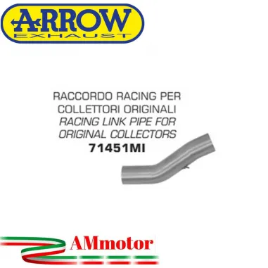 Raccordo Racing Ducati Diavel 11 - 2016 Arrow Moto Per Collettori