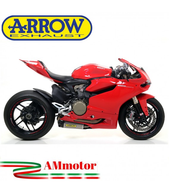 Arrow Ducati Panigale 1199 12 - 2015 Terminali Di Scarico Moto Marmitte Works Titanio