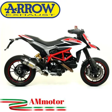 Arrow Ducati Hypermotard / Hyperstrada 821 13 - 2015 Terminale Di Scarico Moto Marmitta Race-Tech Titanio