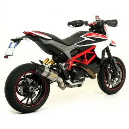Arrow Ducati Hypermotard / Hyperstrada 821 13 - 2015 Terminale Di Scarico Moto Marmitta Race-Tech Titanio 2