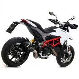Arrow Ducati Hypermotard / Hyperstrada 939 16 - 2018 Terminale Di Scarico Moto Marmitta Race-Tech Alluminio Dark 2