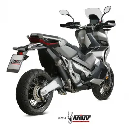 Mivv Honda X-Adv 750 Terminale Di Scarico Marmitta Gp Pro Black Moto Scooter Omologato 2
