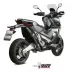 Mivv Honda X-Adv 750 Terminale Di Scarico Marmitta Gp Pro Black Moto Scooter Omologato