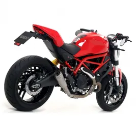 Arrow Ducati Monster 797 17 - 2018 Terminale Di Scarico Moto Marmitta Pro-Race Titanio Racing 2