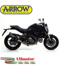 Arrow Ducati Monster 821 14 - 2017 Terminale Di Scarico Moto Marmitta Race-Tech Alluminio Dark