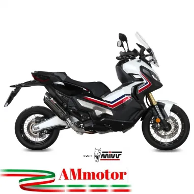 Mivv Honda X-Adv 750 Terminale Di Scarico Marmitta Suono Black Moto Scooter Omologato