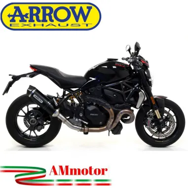Arrow Ducati Monster 1200 R 16 - 2019 Terminale Di Scarico Moto Marmitta Race-Tech Alluminio Dark