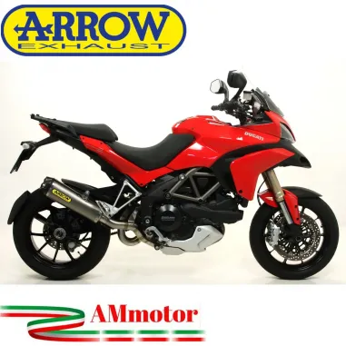 Arrow Ducati Multistrada 1200 / 1200 S 10 - 2014 Terminale Di Scarico Moto Marmitta Works Titanio