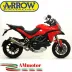 Arrow Ducati Multistrada 1200 / 1200 S 10 - 2014 Terminale Di Scarico Moto Marmitta Works Titanio