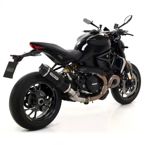 Arrow Ducati Multistrada 1200 / 1200 S 10 - 2014 Terminale Di Scarico Moto Marmitta Race-Tech Alluminio Dark