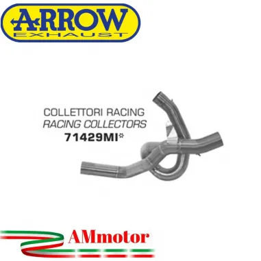 Ducati Multistrada 1200 / 1200 S 10 - 2014 Arrow Moto Collettori Di Scarico Racing Per Scarico Arrow