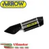 Arrow Ducati Multistrada 1260 / 1260 S 18 - 2020 Terminale Di Scarico Moto Marmitta Indy Race Alluminio Dark