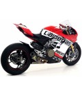 Arrow Ducati Panigale V4 18 - 2023 Terminali Di Scarico Moto Works Titanio Con Raccordi In Acciaio
