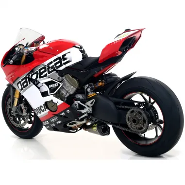 Arrow Ducati Panigale V4 18 - 2023 Terminali Di Scarico Moto Works Titanio Con Raccordi In Acciaio