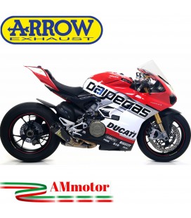 Arrow Ducati Panigale V4 18 - 2023 Terminali Di Scarico Moto Works Titanio Con Raccordi In Titanio