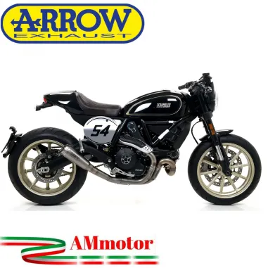 Arrow Ducati Scrambler 800 Cafe' Racer 17 - 2020 Terminale Di Scarico Moto Marmitta Pro-Race Titanio Racing