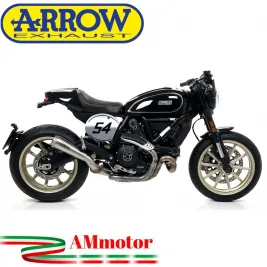 Arrow Ducati Scrambler 800 Cafe' Racer 17 - 2020 Terminale Di Scarico Moto Marmitta Pro-Race Nichrom