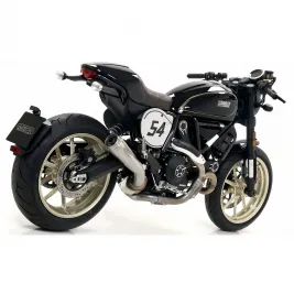 Arrow Ducati Scrambler 800 Cafe' Racer 17 - 2020 Terminale Di Scarico Moto Marmitta Pro-Race Nichrom 2