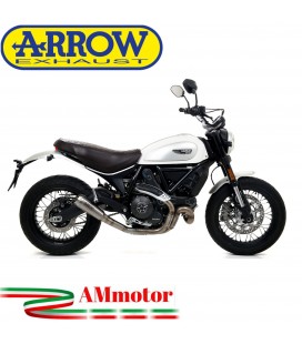 Arrow Ducati Scrambler 800 Classic 17 - 2020 Terminale Di Scarico Moto Marmitta Pro-Race Titanio Racing