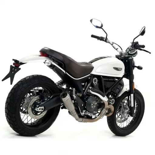 Arrow Ducati Scrambler 800 Classic 17 - 2020 Terminale Di Scarico Moto Marmitta Pro-Race Titanio Racing