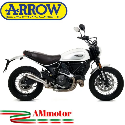 Arrow Ducati Scrambler 800 Classic 17 - 2020 Terminale Di Scarico Moto Marmitta Pro-Race Nichrom