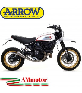 Arrow Ducati Scrambler 800 Desert Sled 17 - 2020 Terminale Di Scarico Moto Marmitta Pro-Race Titanio Racing