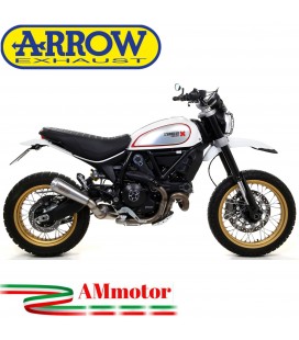 Arrow Ducati Scrambler 800 Desert Sled 17 - 2020 Terminale Di Scarico Moto Marmitta Pro-Race Nichrom